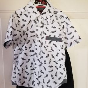 2 pc boys shorts/shirt set